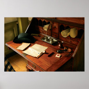 Rechtsanwalt - der Schreibtisch eines Herrn Poster