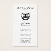 Rechtsanwalt | elegant (Vorderseite)