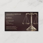Rechtsanwalt | Elegant Beruflich Visitenkarte (Vorderseite)