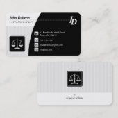 Rechtsanwalt | elegant visitenkarte (Vorne/Hinten)