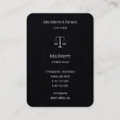 Rechtsanwalt | Elegante Klasse Visitenkarte (Vorderseite)