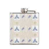 Rechtsanwalt - Eleganter Weihnachtsbaum Flachmann (Rückseite)