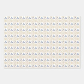 Rechtsanwalt - Eleganter Weihnachtsbaum Geschenkpapier Set (Vorderseite)