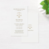 Rechtsanwalt | Elegantes Gold (Schreibtisch)