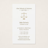 Rechtsanwalt | Elegantes Gold (Vorderseite)