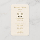 Rechtsanwalt | Elegantes Gold Visitenkarte (Vorderseite)