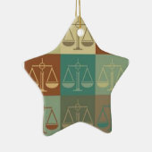 Rechtsanwalt-Feiertags-Verzierung Keramik Ornament (Rechts)