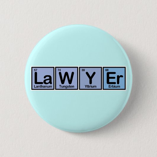 Rechtsanwalt gemacht von den Elementen Button (Vorderseite)