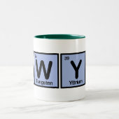 Rechtsanwalt gemacht von den Elementen Zweifarbige Tasse (Mittel)