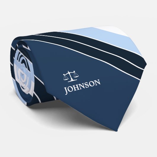 Rechtsanwalt-Gerechtigkeit der Krawatte (Gerollt)