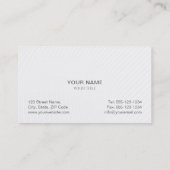 Rechtsanwalt-Goldblick-Säulen-Ikonen-berufliches Visitenkarte (Rückseite)