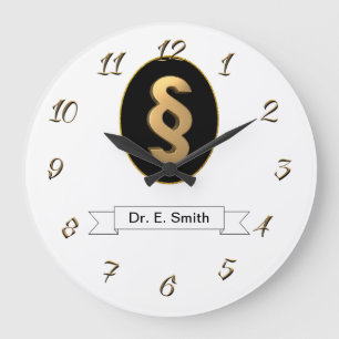 Rechtsanwalt Große Wanduhr