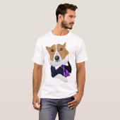 Rechtsanwalt-Hund Meme T-Shirt (Vorne ganz)