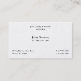 Rechtsanwalt I - Skala der Justiz Visitenkarte