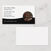 Rechtsanwalt im Bereich Justiz Visitenkarte (Vorne/Hinten)