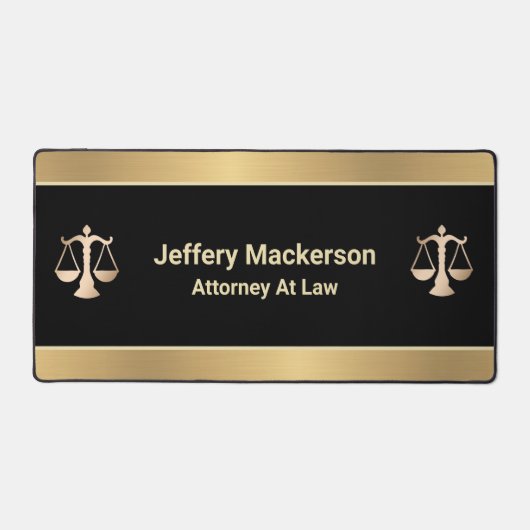 Rechtsanwalt in der Größenordnung des Richterricht Schreibtischunterlage (Vorderseite)