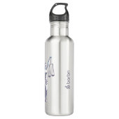 Rechtsanwalt in der machendame Justice (Silber) Edelstahlflasche (Vorderseite)