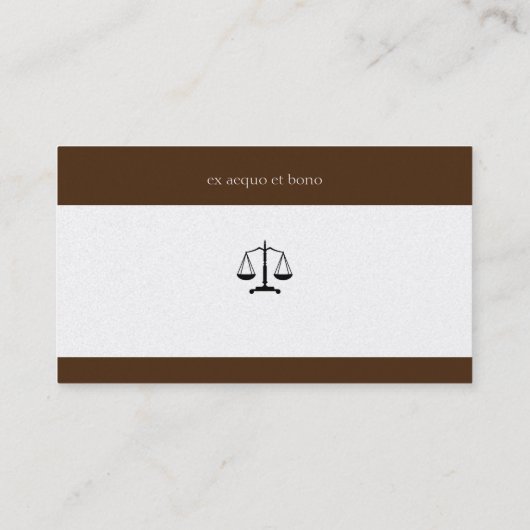 Rechtsanwalt | Initialen Visitenkarte (Rückseite)