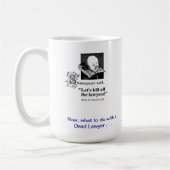 Rechtsanwalt-Kaffee-Tasse Dead Lawyer™ Tobacco Kaffeetasse (Links)