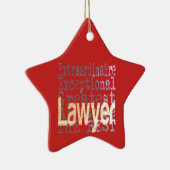 Rechtsanwalt Keramik Ornament (Rechts)