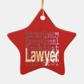 Rechtsanwalt Keramik Ornament (Hinten)