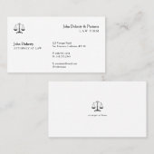 Rechtsanwalt | Klasse Visitenkarte (Vorne/Hinten)