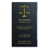 Rechtsanwalt | Klassische goldene Skala der Gerech Magnetische Visitenkarte (Vorderseite Vertikal)