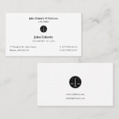 Rechtsanwalt | Klassischer Rechtsanwalt Visitenkarte (Vorne/Hinten)