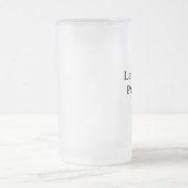 Rechtsanwalt laufend mattglas bierglas (Mittel)