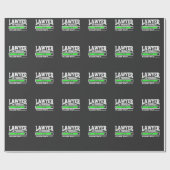 Rechtsanwalt-laufender lustiger juristische geschenkpapier (Flach)