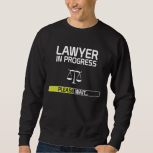 Rechtsanwalt-laufender lustiger juristische sweatshirt