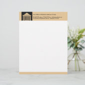 Rechtsanwalt Letterhead Briefkopf (Stehend Vorderseite)