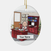 Rechtsanwalt - Mann Keramik Ornament (Rechts)