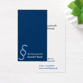 Rechtsanwalt minimalblau (Schreibtisch)