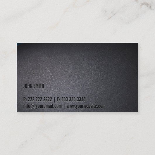 Rechtsanwalt Minimalistisch Beruflich kühl Visitenkarte (Rückseite)