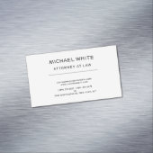 Rechtsanwalt Minimalistisch Beruflich Magnetische Visitenkarte (Beispiel)