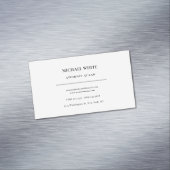 Rechtsanwalt Minimalistisch Beruflich Magnetische Visitenkarte (Beispiel)