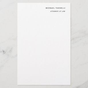 Rechtsanwalt Minimalistisch Klassisch Schlicht Briefpapier