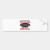 Rechtsanwalt mit Haltung Autoaufkleber (Vorne)