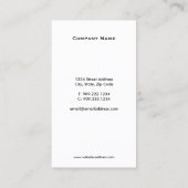 Rechtsanwalt mit "Law Gold Scale Business Card" Visitenkarte (Rückseite)