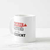 Rechtsanwalt mit Präzedenzfällen | Funny Attorney Kaffeetasse (Vorderseite Links)