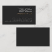 Rechtsanwalt mit Rechtsanwaltskarte Visitenkarte (Vorne/Hinten)