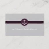 Rechtsanwalt perfekten modernen Rechtsanwalt am Visitenkarte (Vorderseite)