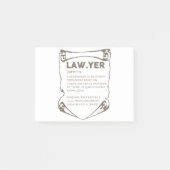 Rechtsanwalt Post-it Klebezettel (Vorderseite)