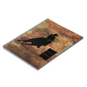 Rechtsanwalt Racing Girl Silhouette Wir haben Grun Notizblock (Linke Seite)