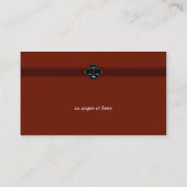 Rechtsanwalt Rechtsanwalt am Gesetz| Visitenkarte (Rückseite)