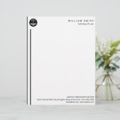 Rechtsanwalt-Rechtsanwalt an der Briefbogen (Stehend Vorderseite)