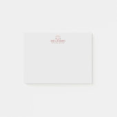 Rechtsanwalt-Rechtsanwalt an der Post-it Klebezettel (Vorderseite)