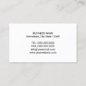 Rechtsanwalt-Rechtsanwalt an Gesetzesschlichtem Visitenkarte (Rückseite)