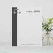 Rechtsanwalt/Rechtsanwalt - Briefbogen (Stehend Vorderseite)